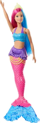 Produktbild von Barbie Dreamtopia Meerjungfrau Puppe (pinkes und blaues Haar)