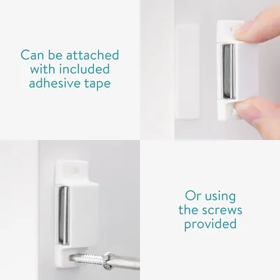 Produktbild von Navaris 4x Schrank Magnet Magnetschnäpper Haltekraft 14kg - Magnetverschluss für Möbel Schranktür - Magnetschnapper Türschließer Verschluss Schnapper