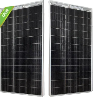 Zdjęcie produktu dla Panel słoneczny, maksymalna moc 120 W, monokrystaliczny materiał krzemowy, wodoodporna konstrukcja, 1-częściowy panel 120 W