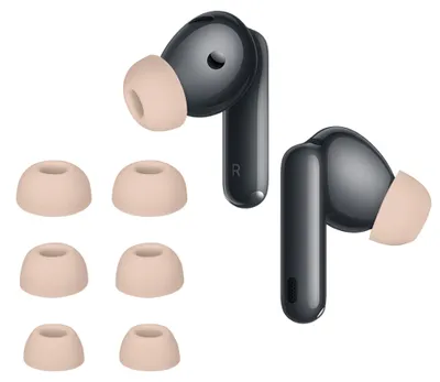 Produktbild von kwmobile 6x Silikonaufsätze für Huawei FreeBuds 7i - Ersatz Ohrstöpsel in 3 Größen - Ear Tips für In-Ear Kopfhörer - Zubehör Ersatzpolster in Altrosa