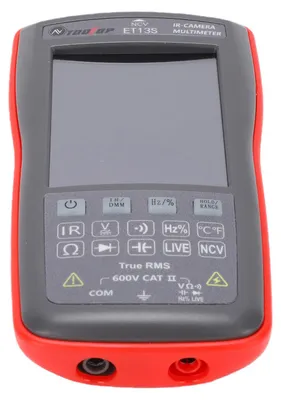 Produktbild von Wärmebildkamera mit Multimeter-Funktion, Infrarotkamera, Auflösung 192 x 192, 2,8-Zoll-LCD-Bildschirm, 9999 Messwerte, Spannungsprüfer für die Elektrotechnik und Industrie