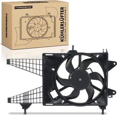 Productafbeelding van Frankberg 1x Motorradiateur Enkele ventilator