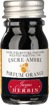 Produktbild von Jacques Herbin 6x Fein parfümierte Tinte im Flakon - Amber, orange scent 13756ST