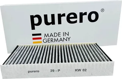 Produktbild von Purero Premium Aktivkohlefilter für Miele DKF29 / 11292130 / DKF29-P