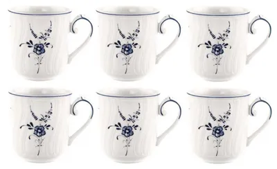 Produktbild von Villeroy & Boch Vieux Luxembourg 6er Set Kaffeebecher 250 ml Porzellan