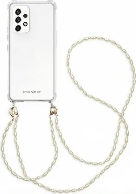 Produktbild von imoshion Handykette mit Perlen + Handgelenkschlaufe Samsung Galaxy A53 - Transparent