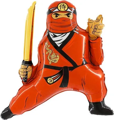 Obrázok produktu pre Fóliový balón - Ninja Red