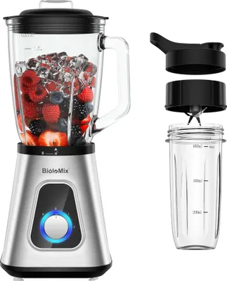 Image de Mixeur, puissance 1300 W, récipient en verre 1,5 l, SF701, prise UE