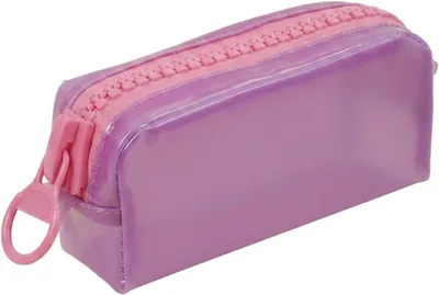 Produktbild von Federmäppchen 20,5 x 6,5 x 9,5 cm, transparent, für Schule