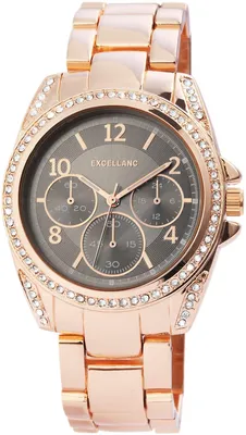 Produktbild von Excellanc Damenuhr mit Metallarmband