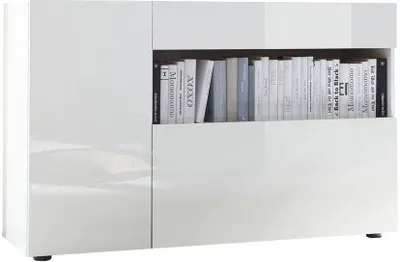Immagine prodotto di Buffet 1 cassetto e 2 ante, collezione KALO, colore bianco, ideale nel tuo soggiorno