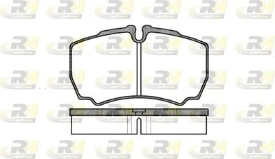 Produktbild von ROADHOUSE Bremsbeläge Satz Hinten Bremsklötze für IVECO Daily VI Kastenwagen 2849.00