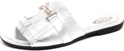 Produktbild von F3224 sandalo donna silver TOD'S scarpe Sandale Schuh Frau