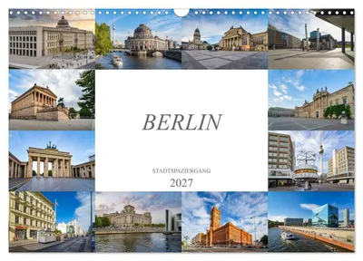 Produktbild von Berlin Stadtspaziergang (Wandkalender 2027 DIN A3 quer), CALVENDO Monatskalender