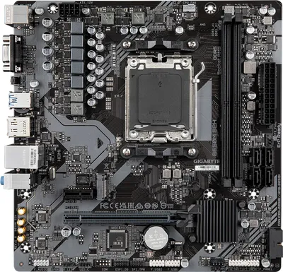 Obrázek produktu pro GIGABYTE B650M S2H, AMD, Zásuvka AM5, AMD Ryzen 7000 Series, AMD Ryzen 8000 Series, AMD Ryzen 9000 Series, Zásuvka AM5, DDR5-SDRAM, 128 GB