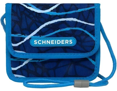 Productafbeelding van Schneiders halsportemonnee portemonnee Neck Pouch Blue Vibes blauw