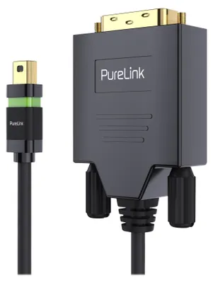 Produktbild von PureLink ULS2100-020, 2 m, Mini DisplayPort, DVI, Männlich, Männlich, Gerade