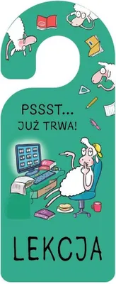 Produktbild von Dwustronna zawieszka na klamkę z grubego kartonu