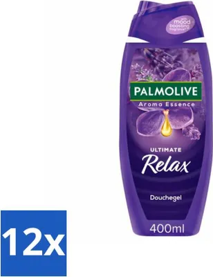 Imagen del producto de Palmolive - Aroma Essences Ultimate Relax - Gel de ducha - Aroma relajante - 400 ml - Paquete económico - 12 unidades