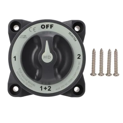 Produktbild von 500A Marine Batterie Trennschalter Heavy Duty 4 Position Batterie Wahlschalter für RV Boot