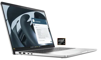 Zdjęcie produktu dla DELL Pro 16 Plus PB16255, AMD Ryzen AI 7 PRO, 3,5 GHz, 40,6 cm (16"), 1920 x 1200 px, 32 GB, 512 GB