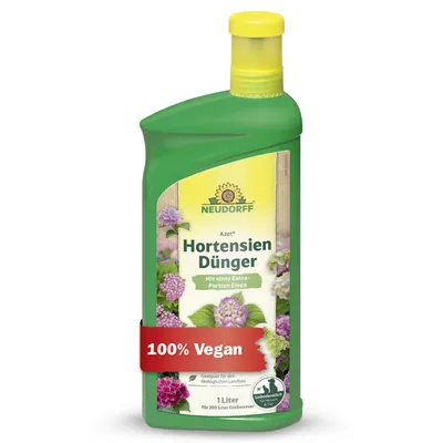 Produktbild von Neudorff - Azet HortensienDünger 1L für 200L Gießwasser - 100 % organisch und vegan