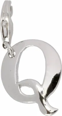 Image de SilberDream Charm bracelet bijoux pendentif lettre Q 925 argent véritable FC70Q