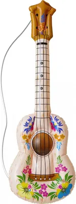 Produktbild von Aufblasbare Gitarre mit Hawaii Motiv | ca. 105 cm