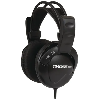 Produktbild von Koss UR20, Kabelgebunden, 30 - 20000 Hz, Musik, Kopfhörer, Schwarz