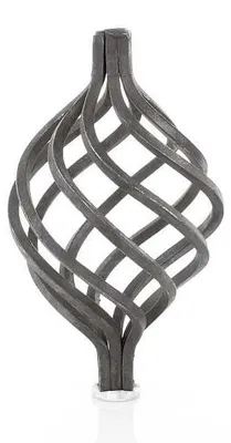 Produktbild von LogistSystem 1 Stück Zaundekoration Zaunkörbe Metallkörbe Zierkörbe Korb 12x12 H=130mm 12.111