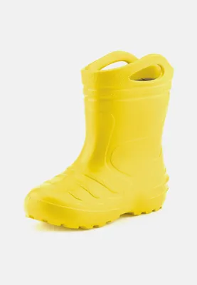 Produktbild von Ladeheid Kinder Mädchen Jungen federleichte Eva Thermo Gummistiefel gefüttert KL051 (Sonnig, 25)