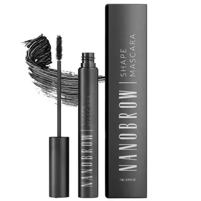 Image de Mascara Pour Sourcils Noir Nanobrow -  Mascara teinté pour sourcils, définit parfaitement les sourcils