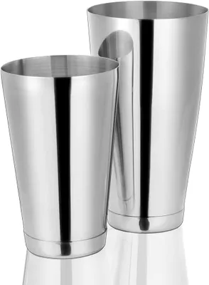 Produktbild von Cocktailshaker-Dosen gewogen – Professioneller Boston Shaker aus Edelstahl – Getränkemischer für Barkeeper und Bars