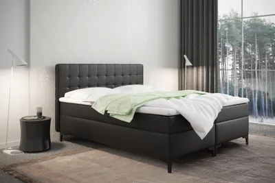 Produktbild von Boxspringbett Schlafzimmerbett AKRON 140x200cm inkl.Bettkasten