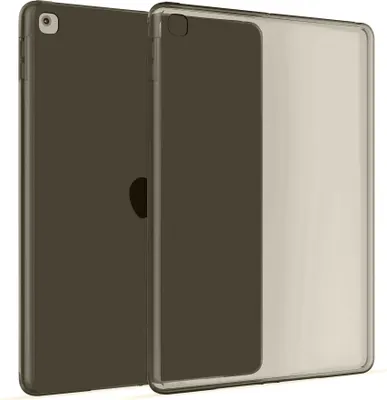 Produktbild von Hülle Kompatibel mit Apple iPad Mini 4 & Mini 5 - Transparent Silikon Cover Case Schutzhülle in Schwarz