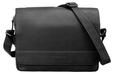Immagine prodotto di GREENBURRY Pelle borsa a tracolla borsa per tablet Fiorentina A4 Crossover Bag Black nero