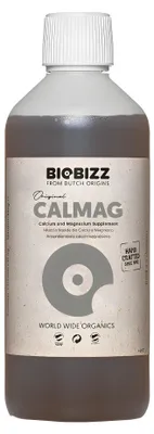 Obrázok produktu pre BioBizz CalMag 0,5 l Ca Mg aditívna živina pre Grow & Hydro