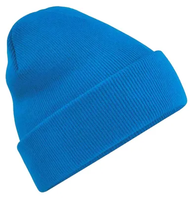 Productafbeelding van Beechfield uni gebreide muts voor volwassenen, model FK1482 (one size) (saffierblauw)