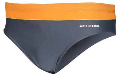 Produktbild von Sesto Senso - Badeslips (Kinder) für Jungen SX1675 (122) (Schwarz/Orange)