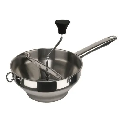 Produktbild von INOXIBAR Gemüsemühle aus Edelstahl 18/10 - Ø 20 cm - 3 Scheiben - Stahlgriff