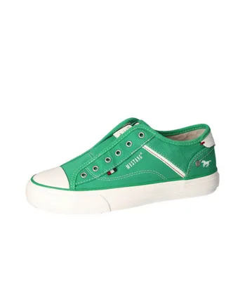 Produktbild von Mustang Damen Slipper Canvas Sneaker sportlich 1272-402, Größe:41 EU, Farbe:Grün