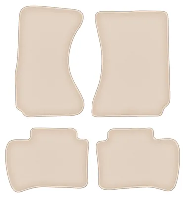 Produktbild von DURBAN Beige Velours-Fußmatten-Set für Daihatsu Terios I SUV (1997-2005)