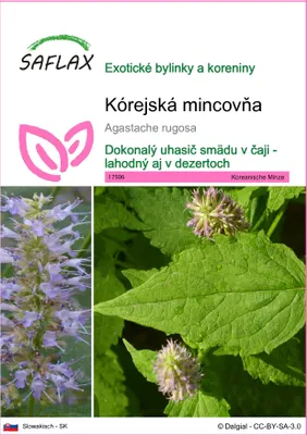 Obrázok produktu pre SAFLAX - kórejská mincovňa - Agastache rugosa - 1200 Semená