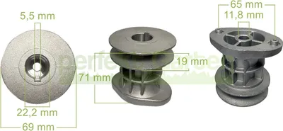 Immagine prodotto di Portacoltello Ø22,2 mm per Oleo-Mac GH GMC GV GV25+ MAX 44 48 53 TK / 66030256