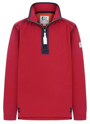 Produktbild von Lazy Jacks - Sweatshirt für Jungen, mit kurzem Reißverschluss LJ174 (140) (Purpur)