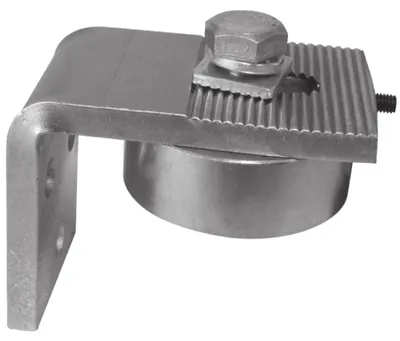 Obrázek produktu pro LogistSystem Nastavitelný držák na dveře, pozinkovaný, ∅ 50 mm, deska 70 x 50 mm, 1 ks – 61.075.50