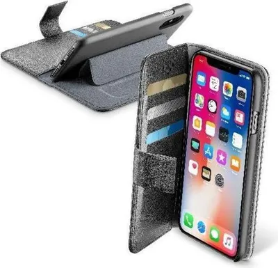 Obrázok produktu pre Cellularline 8018080301926, Folio, Apple, iPhone X, 14,7 cm (5.8"), Čierna