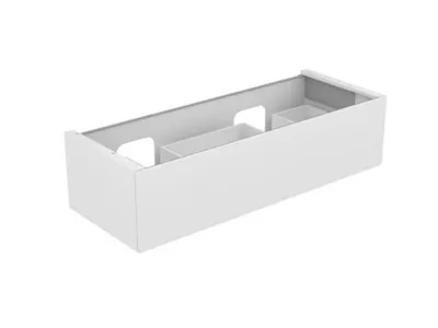 Produktbild von Keuco Waschtischunterbau PLANNING EDITION 11 1400 x 350 x 535 mm mit LED-Innenbeleuchtung Weiß Hochglanz