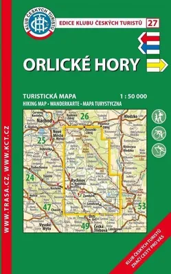Obrázek produktu pro KČT 27 Orlické hory 1:50 000 Turistická mapa