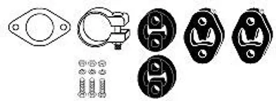 Produktbild von VEGAZ FA-238 Montagesatz Auspuffanlage Abgasanlage für FORD MONDEO III Kombi (BWY) MONDEO III (B5Y) MONDEO III Stufenheck (B4Y) COUGAR (EC)